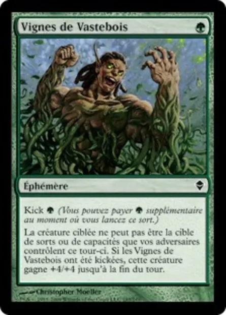 Vignes de Vastebois, carte Magic ZEN 193 — extension Zendikar