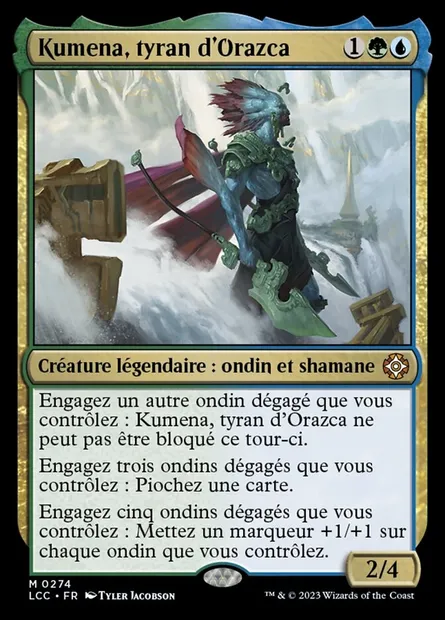 Kumena, tyran d'Orazca, carte Magic LCC 274 — extension The Lost Caverns of Ixalan Commander