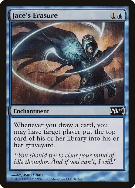 Jace's Erasure, Magic card M11 59 — Magic 2011 set