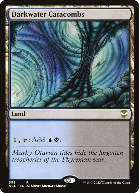 Darkwater Catacombs, Magic card NCC 398 — New Capenna Commander set