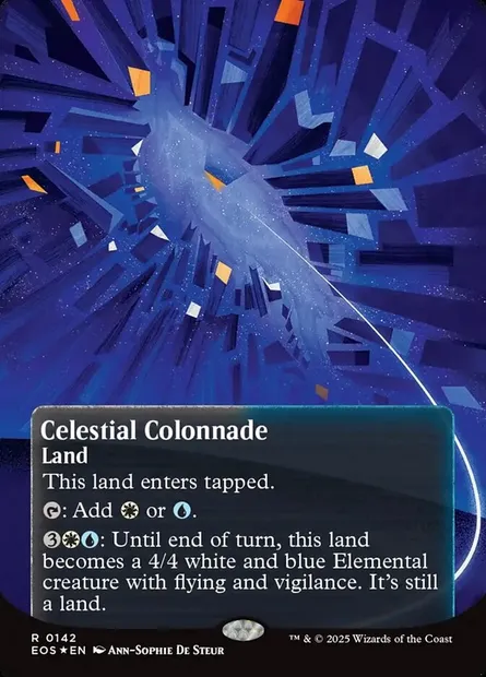 Celestial Colonnade, Magic card EOS 142 — Edge of Eternities: Stellar Sights set
