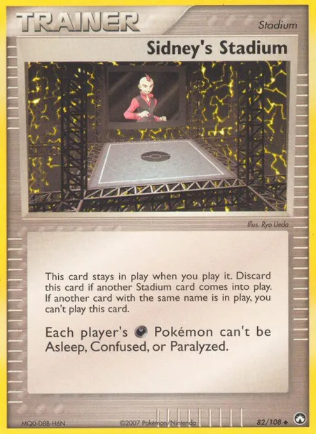 Sidney's Stadium, Pokémon card PK 82 — Power Keepers set