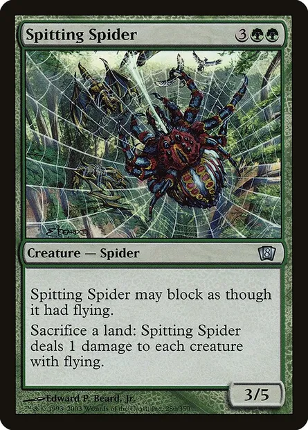 Spitting Spider, Magic card 8ED 280★ — Eighth Edition set