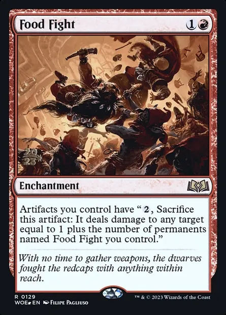 Tournée générale !, carte Magic PWOE 129s — extension Wilds of Eldraine Promos