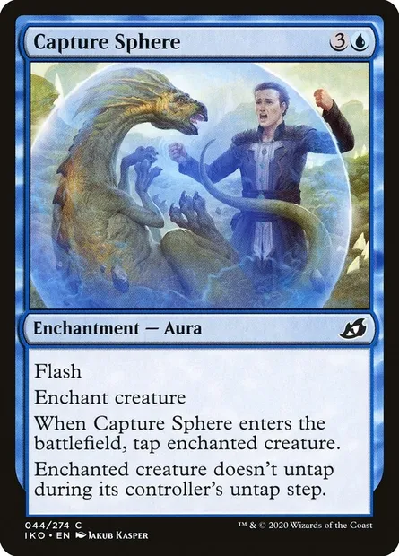Capture Sphere, Magic card IKO 44 — Ikoria: Lair of Behemoths set
