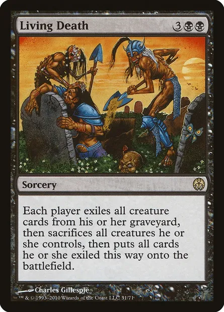 Mort vivante, carte Magic DDE 31 — extension Duel Decks: Phyrexia vs. the Coalition