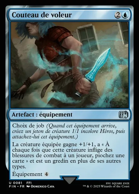 Couteau du voleur, carte Magic FIN 81 — extension Final Fantasy