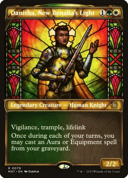 Danitha, New Benalia's Light, Magic card MAT 79 — March of the Machine: The Aftermath set