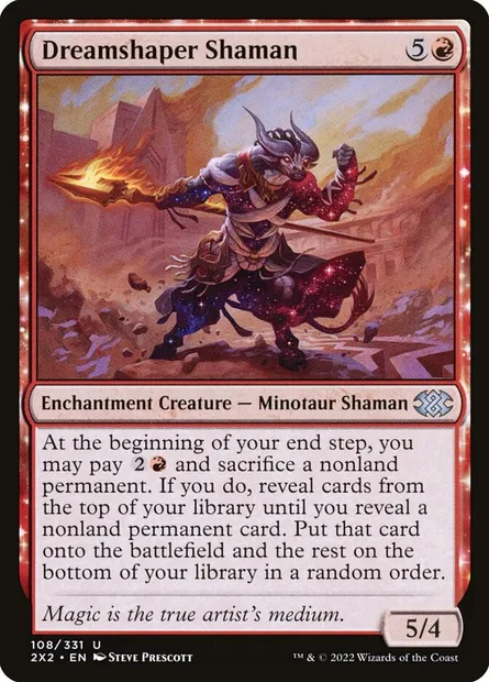 Dreamshaper Shaman, Magic card 2X2 108 — Double Masters 2022 set