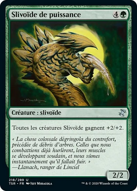 Slivoïde de puissance, carte Magic TSR 218 — extension Spirale Temporelle Remastered
