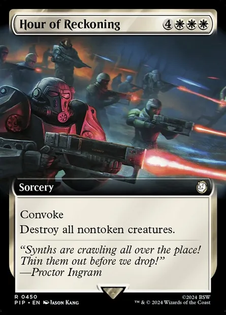 Hour of Reckoning, Magic card PIP 450 — Fallout set