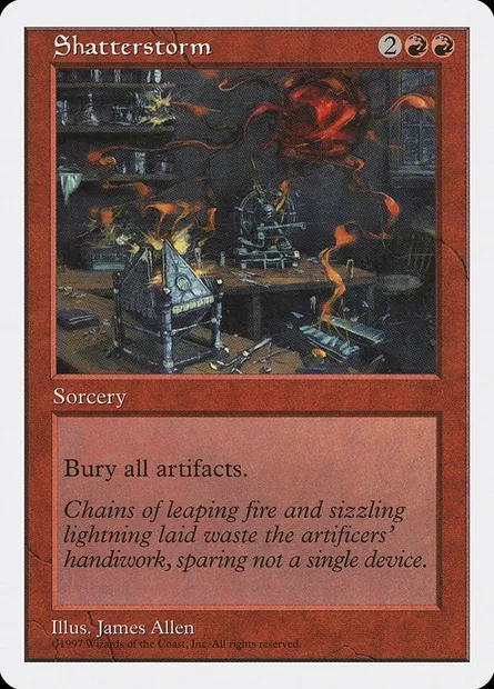 Shatterstorm, Magic card 5ED 266 — Fifth Edition set