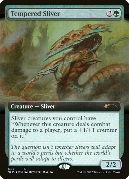 Tempered Sliver, Magic card SLD 657 — Secret Lair Drop set