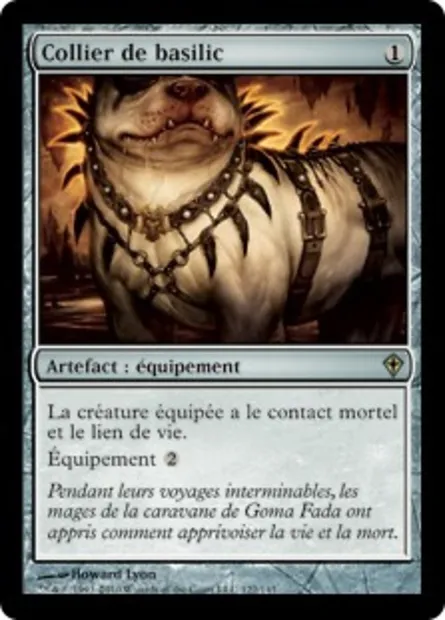 Collier de basilic, carte Magic WWK 122 — extension Worldwake