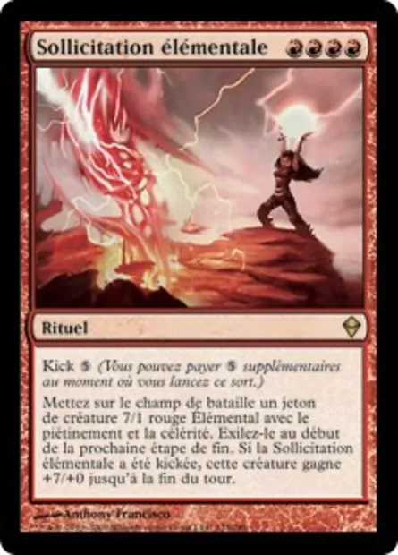 Sollicitation élémentale, carte Magic ZEN 123 — extension Zendikar