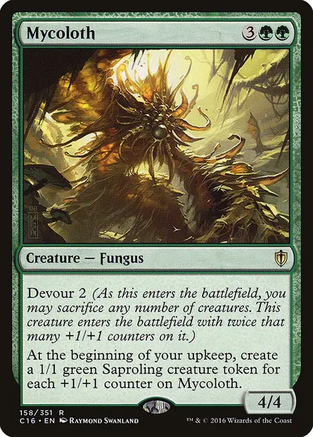Mycoloth, Magic card C16 158 — Commander 2016 set