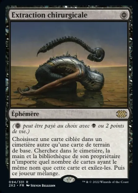 Extraction chirurgicale, carte Magic 2X2 94 — extension Double Masters 2022