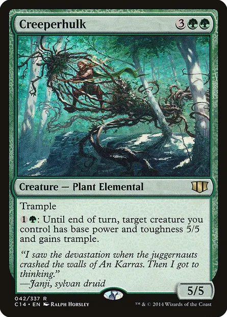Creeperhulk, Magic card C14 42 — Commander 2014 set