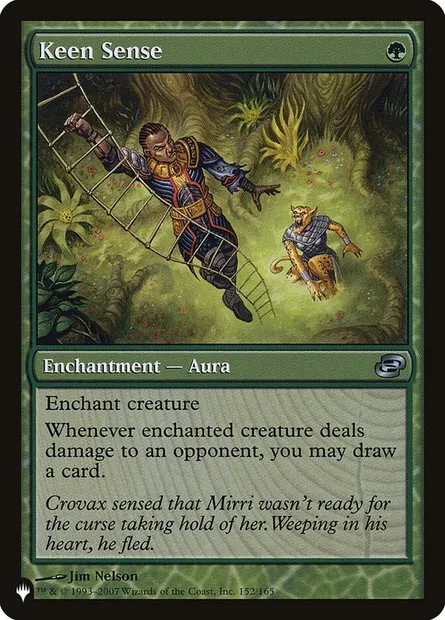 Sens à vif, carte Magic PLST PLC-152 — extension The List
