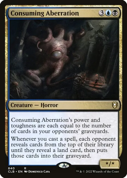 Consuming Aberration, Magic card CLB 840 — Commander Legends: Battle for Baldur's Gate set