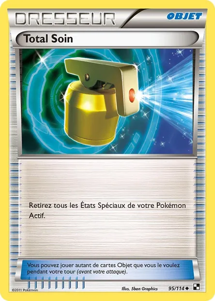 Total Soin, carte Pokémon BLW 95 — extension Noir & Blanc