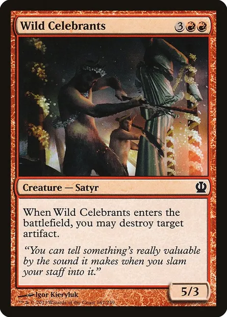 Wild Celebrants, Magic card THS 147 — Theros set