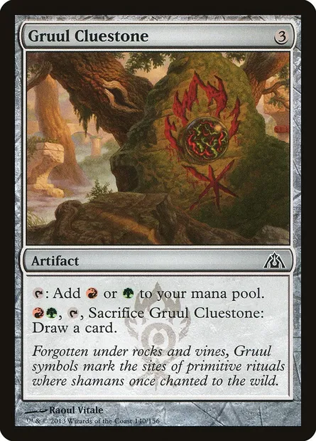 Gruul Cluestone, Magic card DGM 140 — Dragon's Maze set