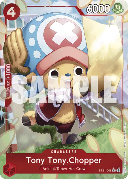 Tony Tony.Chopper, One Piece card ST21-008 — GEAR5 set