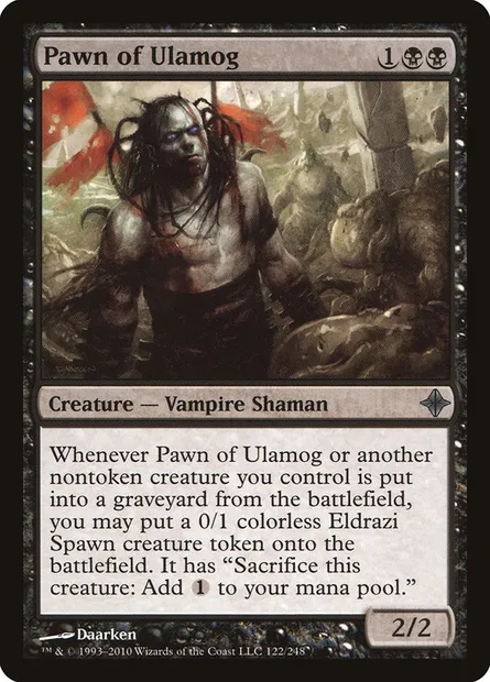 Pawn of Ulamog, Magic card ROE 122 — Rise of the Eldrazi set
