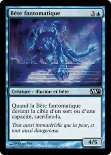 Bête fantomatique, carte Magic M11 69 — extension Magic 2011