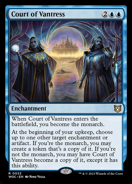 Court of Vantress, Magic card WOC 22 — Wilds of Eldraine Commander set