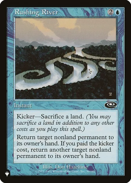 Rushing River, Magic card PLS 30 — The List set
