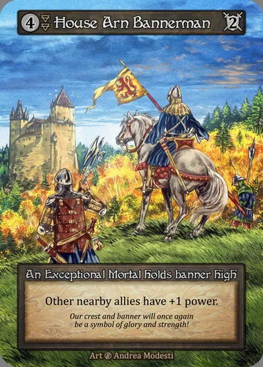 House Arn Bannerman, Sorcery card BET 086 — Beta set