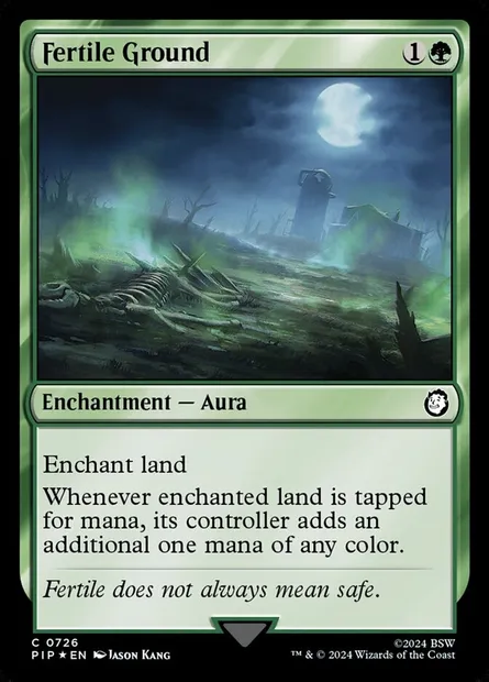 Terrain fertile, carte Magic PIP 726 — extension Fallout