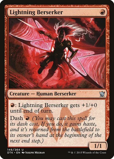 Lightning Berserker, Magic card DTK 146 — Dragons of Tarkir set