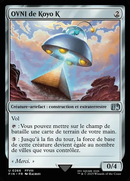 OVNI de Koyo K, carte Magic FIN 266 — extension Final Fantasy