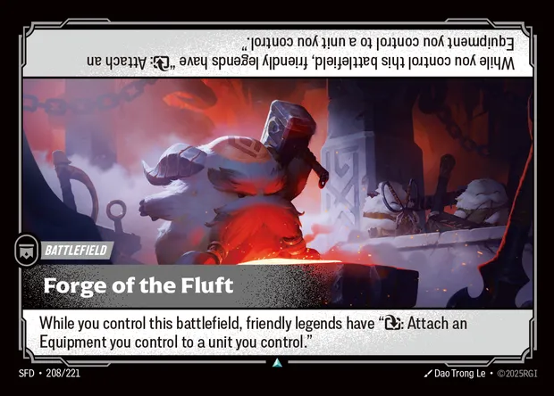 Forge of the Fluft, carte Riftbound SFD 208 — extension Spiritforged