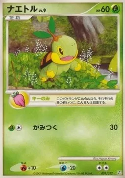 Turtwig Lv.9, carte Pokémon PTR 001 — extension Regigigas LV.X Collection