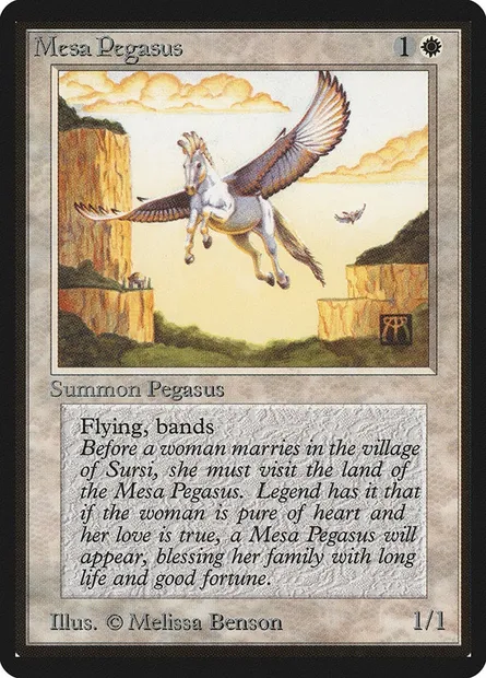 Mesa Pegasus, Magic card LEB 29 — Limited Edition Beta set
