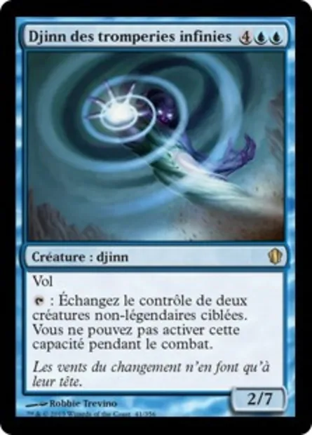 Djinn des tromperies infinies, carte Magic C13 41 — extension Commander 2013