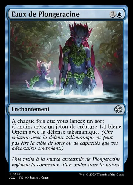 Eaux de Plongeracine, carte Magic LCC 152 — extension The Lost Caverns of Ixalan Commander