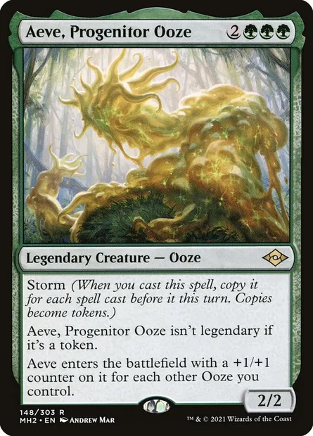 Aeve, Progenitor Ooze, Magic card MH2 148 — Modern Horizons 2 set