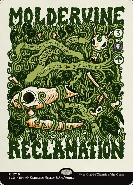 Reboisement de moiselierre, carte Magic SLD 1716 — extension Secret Lair Drop