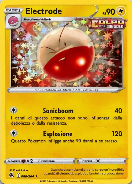 Electrode, Pokémon card TDX 088-3 — Theme Deck & Blisters Exclusives set