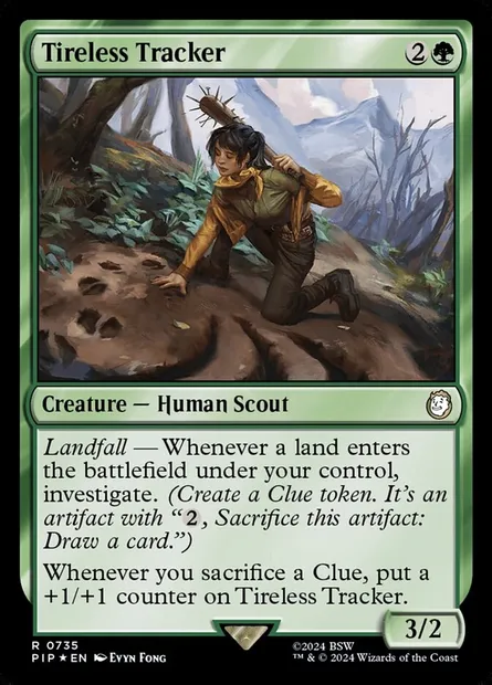 Tireless Tracker, Magic card PIP 735 — Fallout set