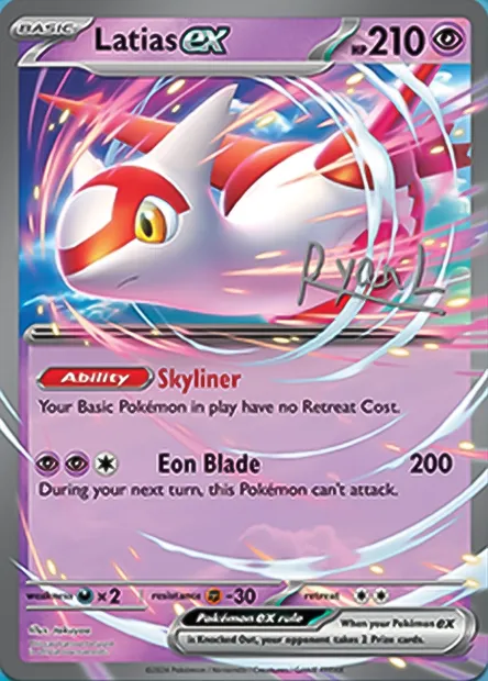 Latias-ex, carte Pokémon WCD25 ct385546 — extension World Championship Decks 2025