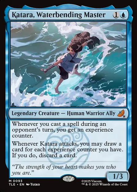 Katara, Waterbending Master, Magic card TLE 93 — Avatar: The Last Airbender Eternal set