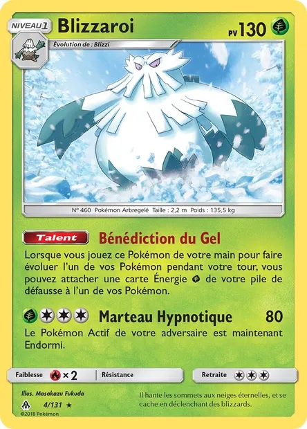Blizzaroi, carte Pokémon FLI 4 — extension Lumière Interdite