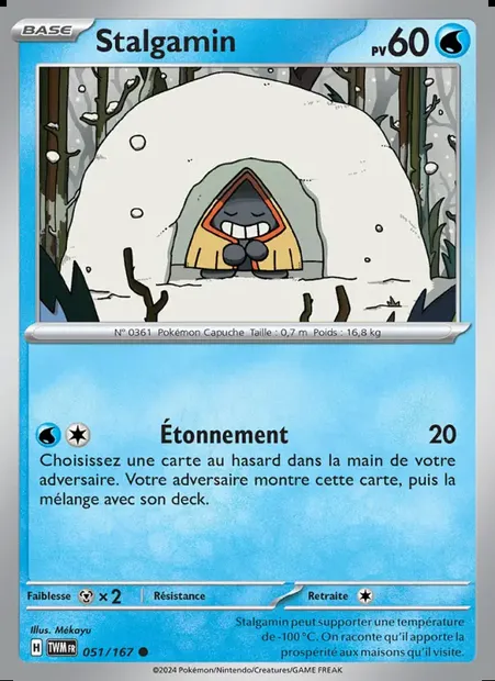 Stalgamin, carte Pokémon TWM 051 — extension Mascarade Crépusculaire
