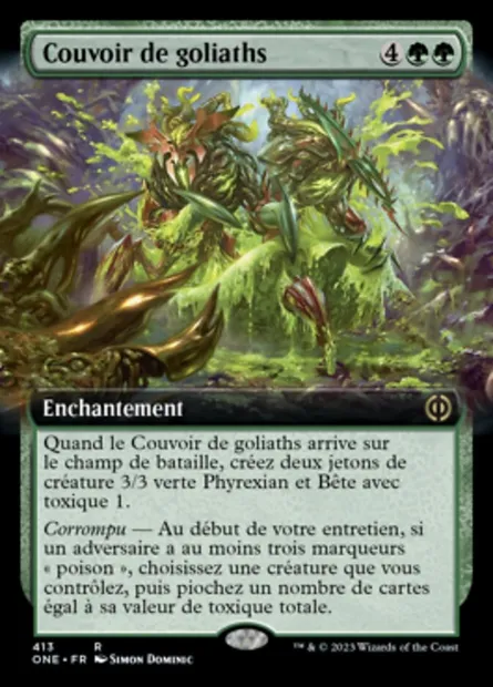 Couvoir de goliaths, carte Magic ONE 413 — extension Tous Phyrexians